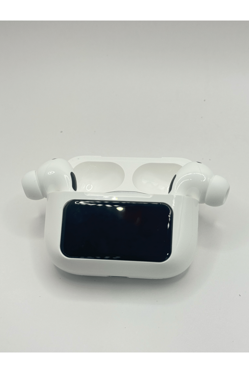 Airpods Pro WITH Display,ANC-ENC,Bluethooth V5.4 Bluetooth  (White, Gaming, True Wireless)